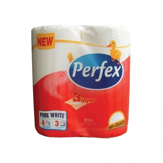 TP 3vr Perfex celulóza 15m 4ks TP 3vr Perfex celulóza 15m 4ks - Papírová hygiena Toaletní papír 3 až 4 vrstvý